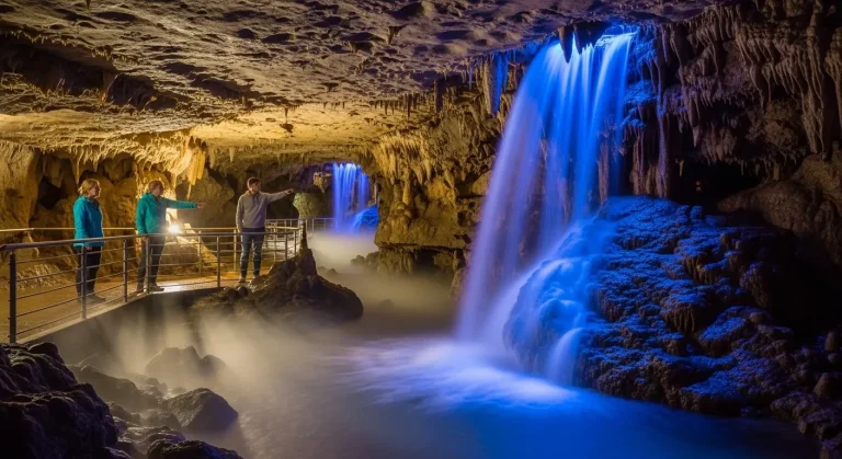 Cette cascade de 26 m sous terre brille comme un bijou que les locaux gardent