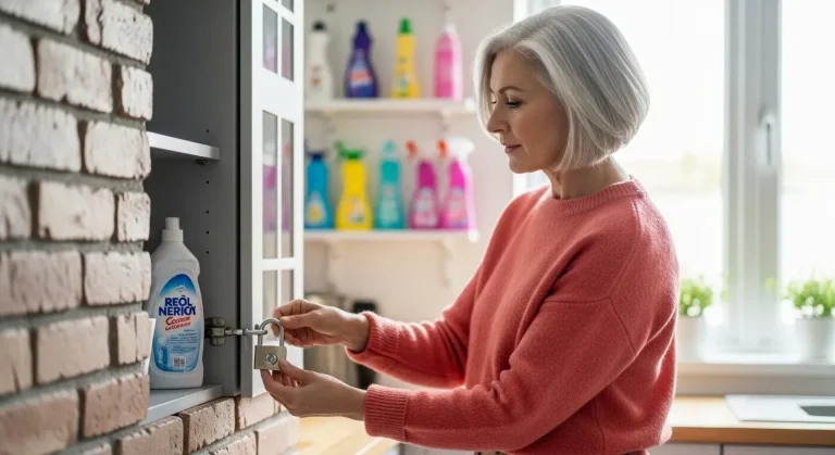 À 62 ans, elle range ses produits ménagers en 5 étapes – 90% d'accidents en moins