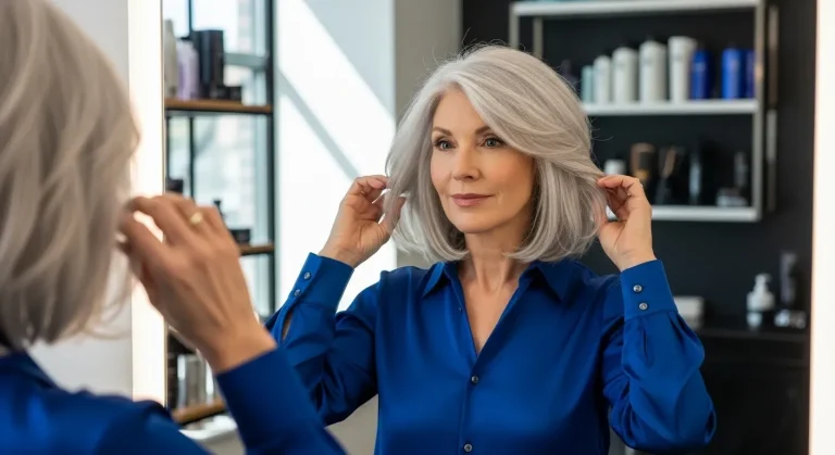 À 60 ans, ces 5 coupes domptent les cheveux épais et rajeunissent de 7 ans