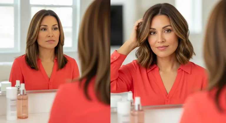 À 45 ans, ces 5 coiffures affinent votre visage rond en 7 jours