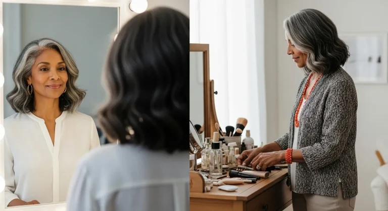 À 62 ans elle transforme son style monochrome en 5 étapes sans effort