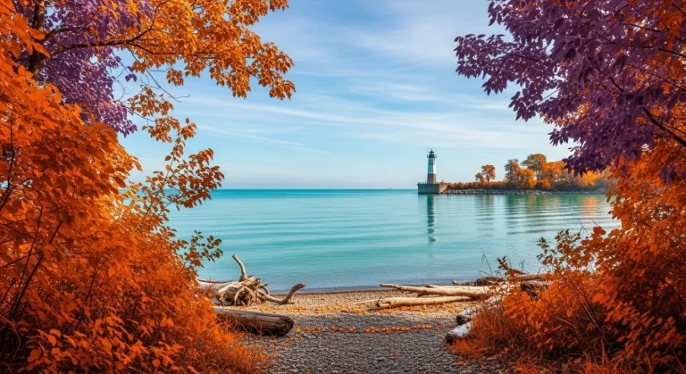 Ce lac frontalier US-Canada révèle ses couleurs en novembre – 65% moins de foule qu'en été