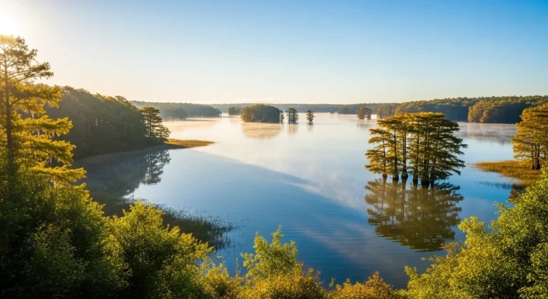 Ce lac de Caroline du Sud reste vide en novembre – les locaux gardent le secret