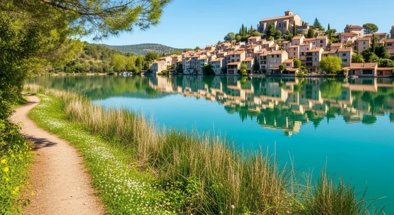 Ce village de 150 âmes garde le dernier lac turquoise sauvage de Provence