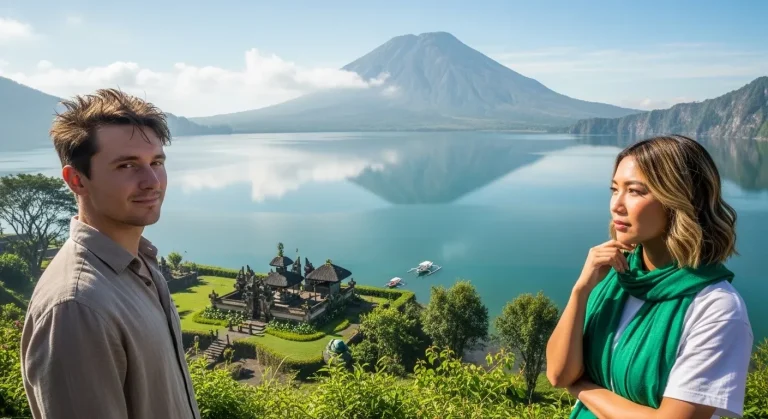 Ce lac volcanique de Bali révèle sa magie seulement entre juin et septembre