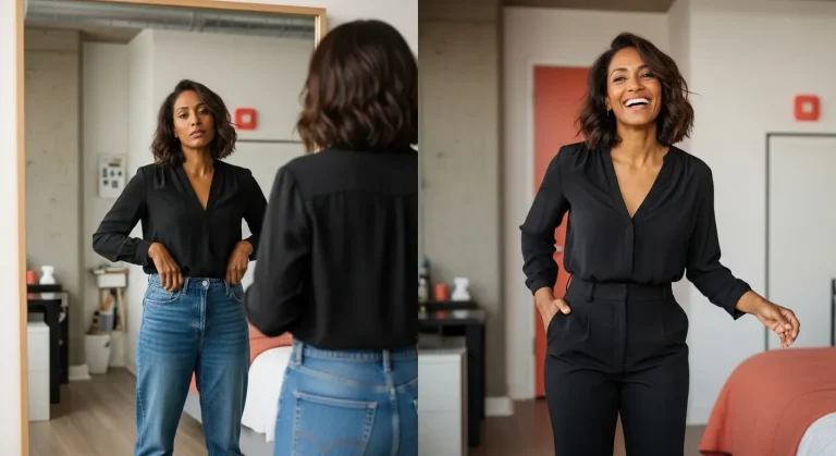 À 45 ans, elle paraît 38 en évitant ces 3 erreurs de coupe