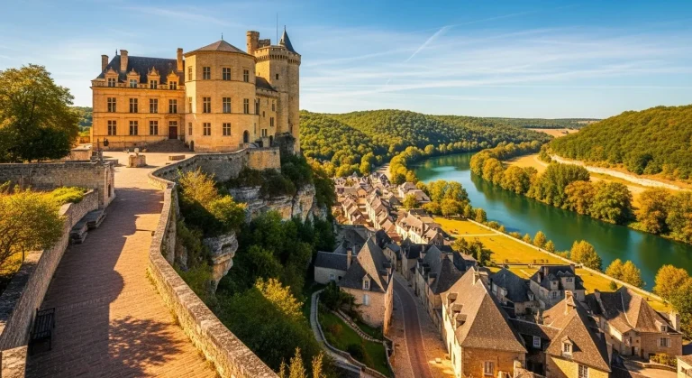 Ce château de Dordogne fusionne Moyen Âge et Renaissance dans un village de 650 âmes