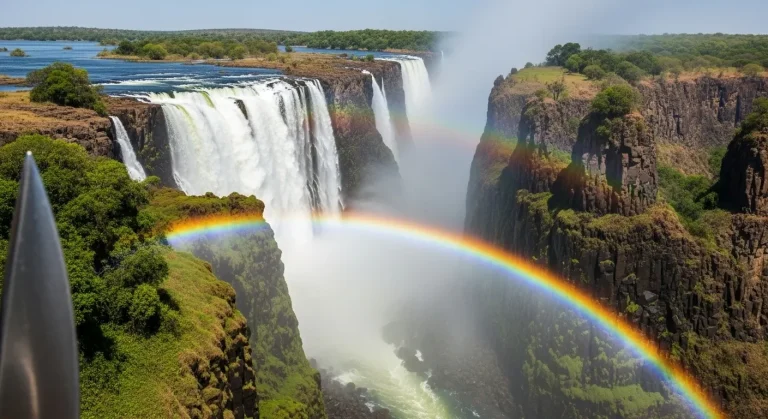 Ce rideau d'eau de 1,7 km reste le seul au monde à chevaucher 2 pays