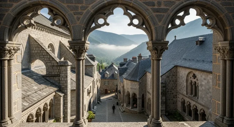 Ce monastère de 1281 transformé en village reste le seul habité en France