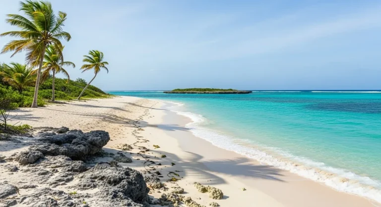 En décembre, cette île caraïbe de 10 km² garde ses plages désertes