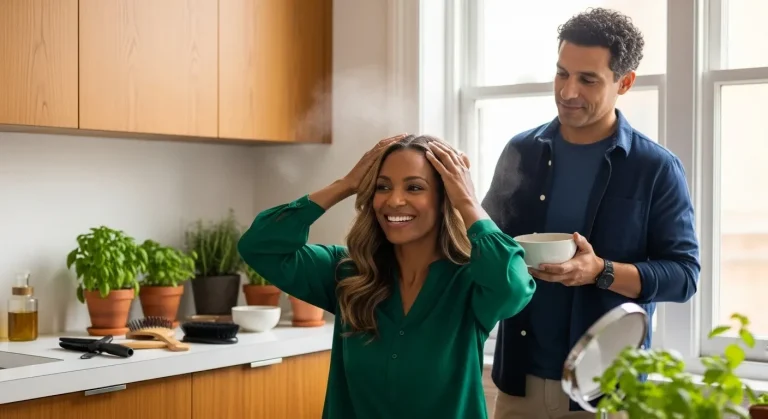 Oubliez les shampoings à 25€ : ces 2 poudres de cuisine gonflent vos racines en 7 jours