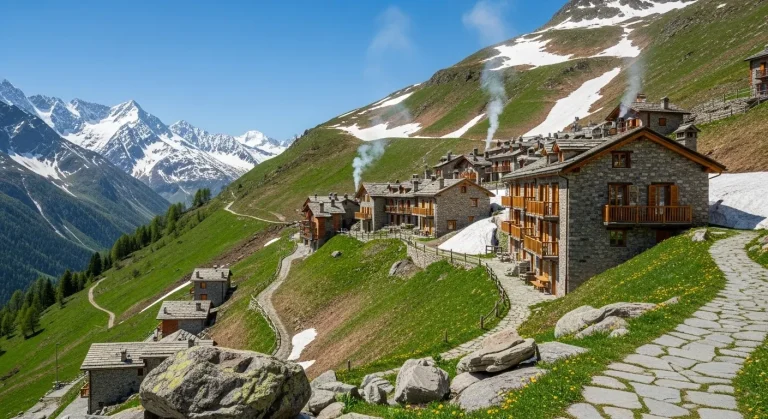 Entre avril et octobre, ce village à 2 042 m révèle son vrai visage