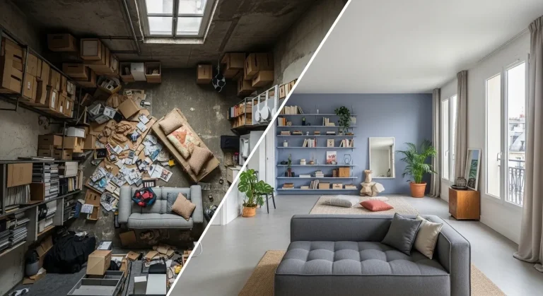 5 changements transforment un studio parisien de 25 m² en loft élégant à 599€