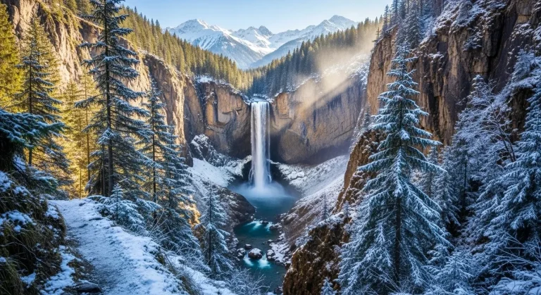 Cette cascade de 60 mètres attire 80 % moins de monde que les chutes ardéchoises