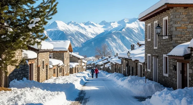 Châtel en janvier – 70 cm de neige, moitié moins de monde que février