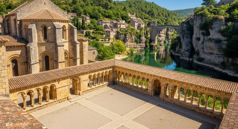 Ce village de 300 âmes abrite le seul cloître roman intact d'Auvergne