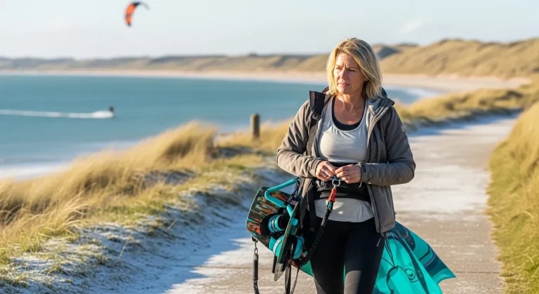 Lancieux en janvier révèle 8 plages vides et du kite-surf à moitié prix