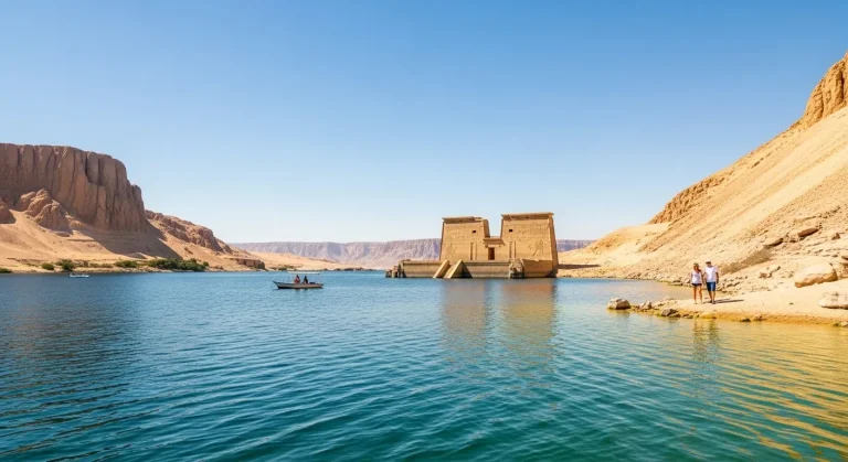 Ce lac de 500 km cache 22 temples pharaoniques sauvés des eaux par l'UNESCO
