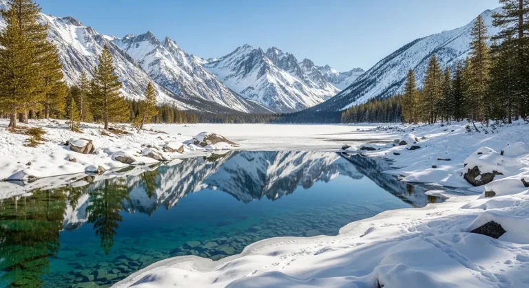Janvier au Lac Tahoe : 10 mètres de neige, moitié moins de monde qu'en été