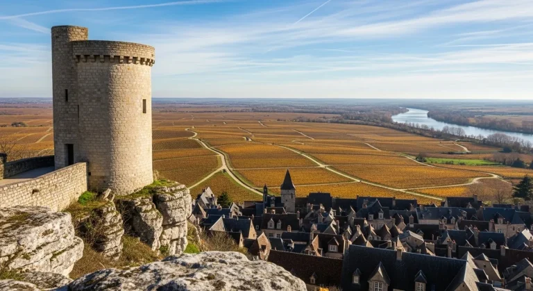 Ce village de 1 700 âmes cache la seule tour médiévale offrant 360° sur la Loire
