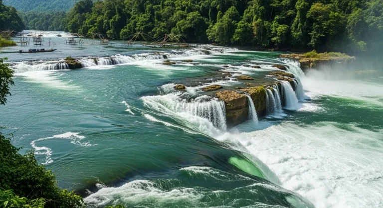 Ce système de 7 cataractes sur 100 km dépasse Niagara en débit brut