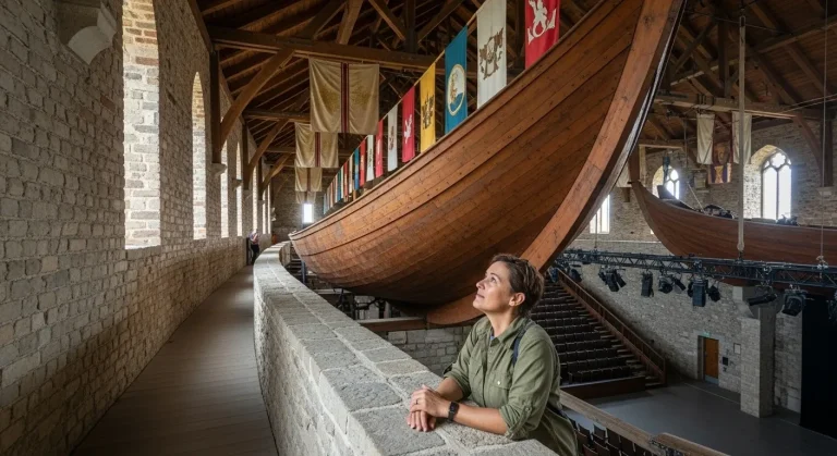 Ce théâtre à l'italienne du XIIIe siècle cache une coque de bateau inversée