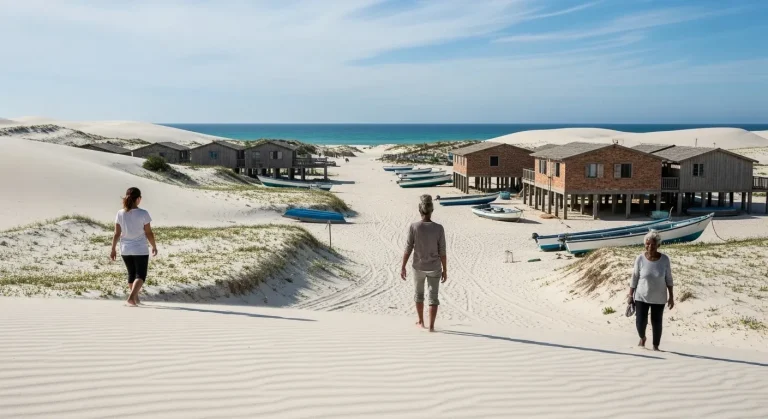Ce village de 1 500 habitants vit pieds nus dans les dunes sans une seule route