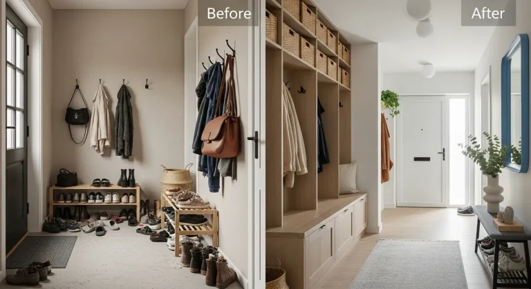 5 changements qui boostent votre entrée : 30% d'espace en plus en un week-end