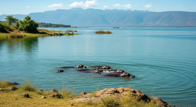 Ce lac ougandais de 2 325 km² révèle sa faune sauvage en février sans foule