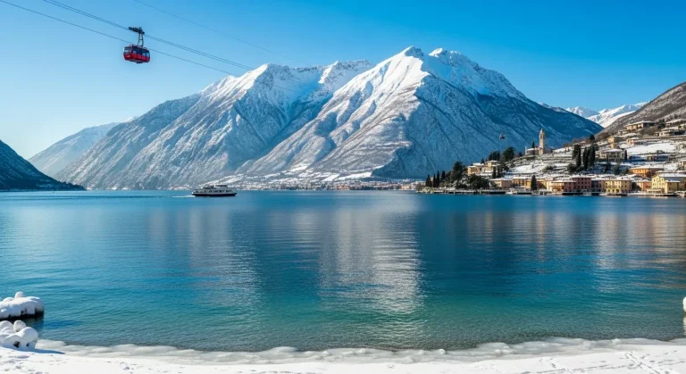 Ce lac alpin italien devient skiable en 30 min et coûte 25% moins cher qu'Annecy